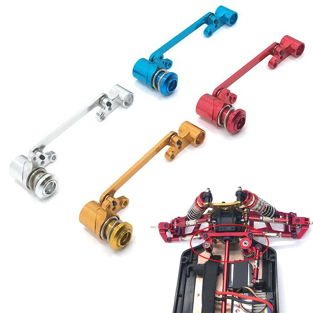 

Металлический комплект Рулевого управления для радиоуправляемого автомобиля RCTOYFUN, 1 шт., обновленный аксессуар для переделки для WLtoys 1/12, 124018, 124019, 1/14, 144001, Радиоуправляемый автомобиль