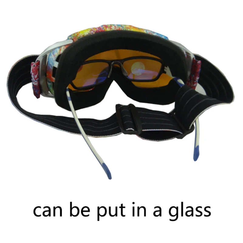 HD Лыжные очки Анти туман маска сноуборд двухслойные линзы UV400 защита лыжные