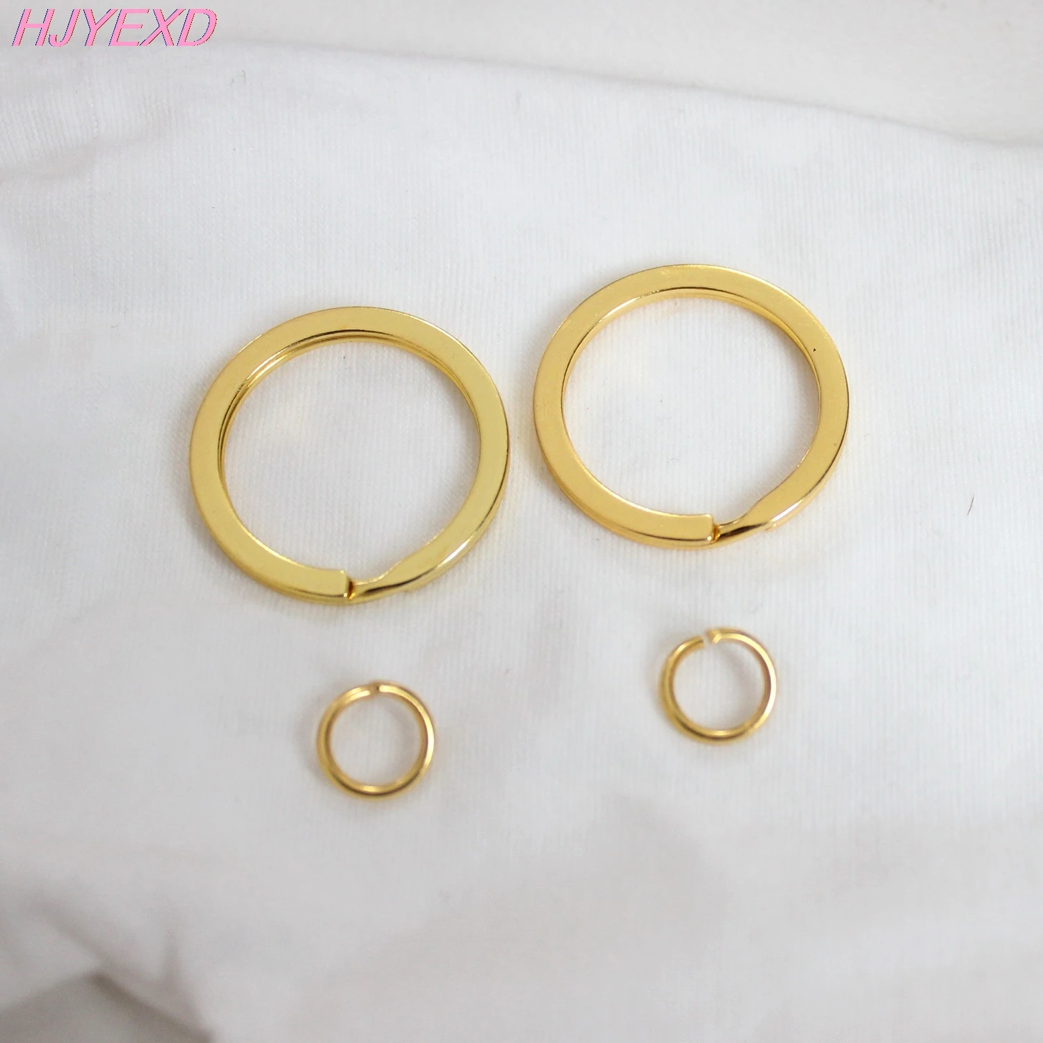 

(10pcs/lot) 25mm Metal Keychains With 9mm Jump Ring 1inches Keychain