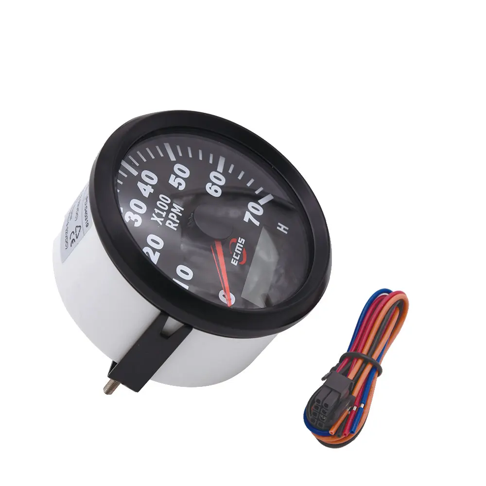 85 мм gps одометр 0-999 узлов км/ч mph 12 V/24 V lcd цифровой спидометр автомобиля с подсветкой морской яхты Мотоцикл лодка автомобиль