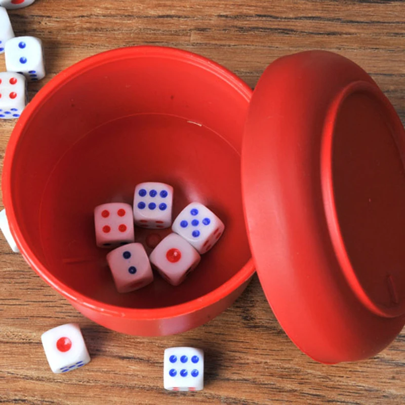 5 шт. многогранные кости и 1 Набор чашек для игры в чашка покер питьевая настольная
