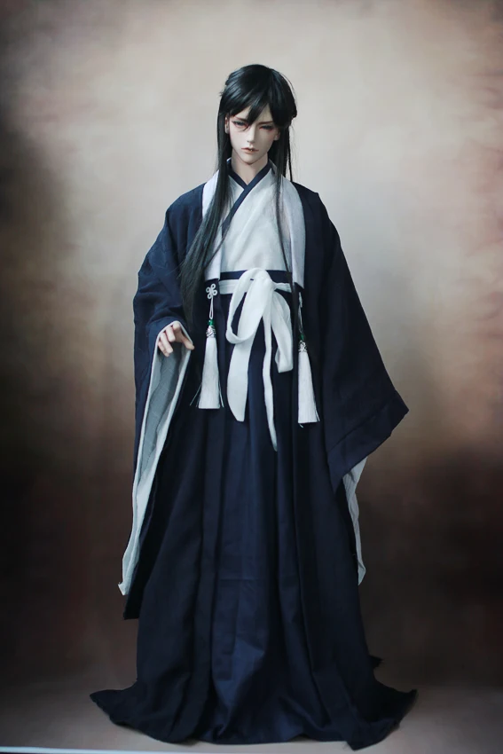 1/4 1/3 scale BJD clothes Ancient Samurai Costume Hanfu for BJD/SD MSD SD13 SSDF ID75 EID strong Uncle doll accessories C0241