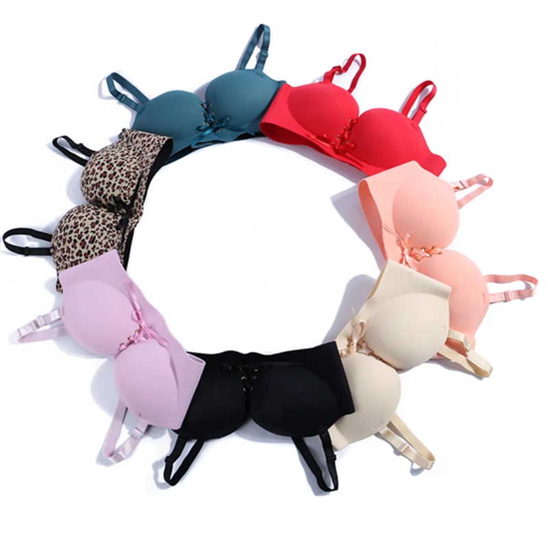 Женский бюстгальтер пуш-ап бесшовный без косточек на 1/2 чашки сексуальное нижнее