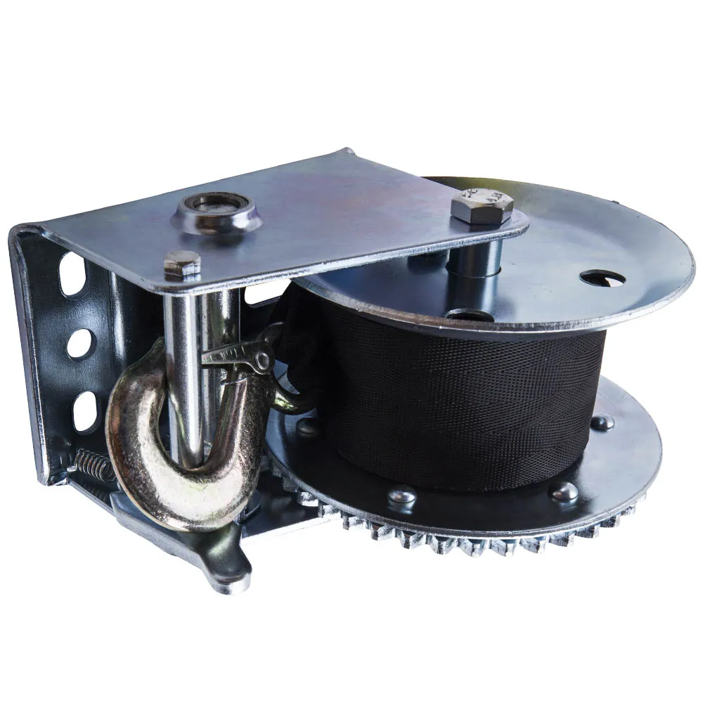 Ручная лебедка тяжелая 1200 фунтов сталь для мотовездеходов лыжных прицепов лодок