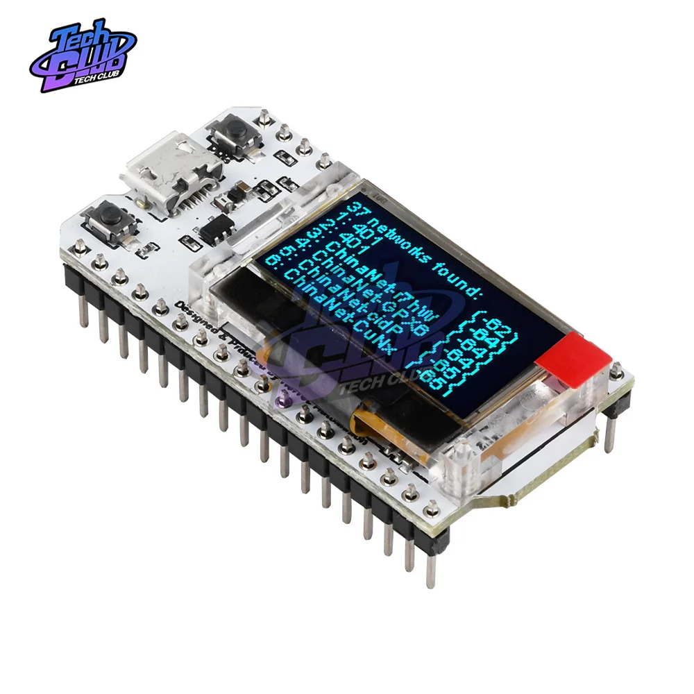 0 96 дюймовый ESP32 Bluetooth WiFi OLED синий дисплей модуль CP2102 32M Flash 3 V 7V интернет разработка