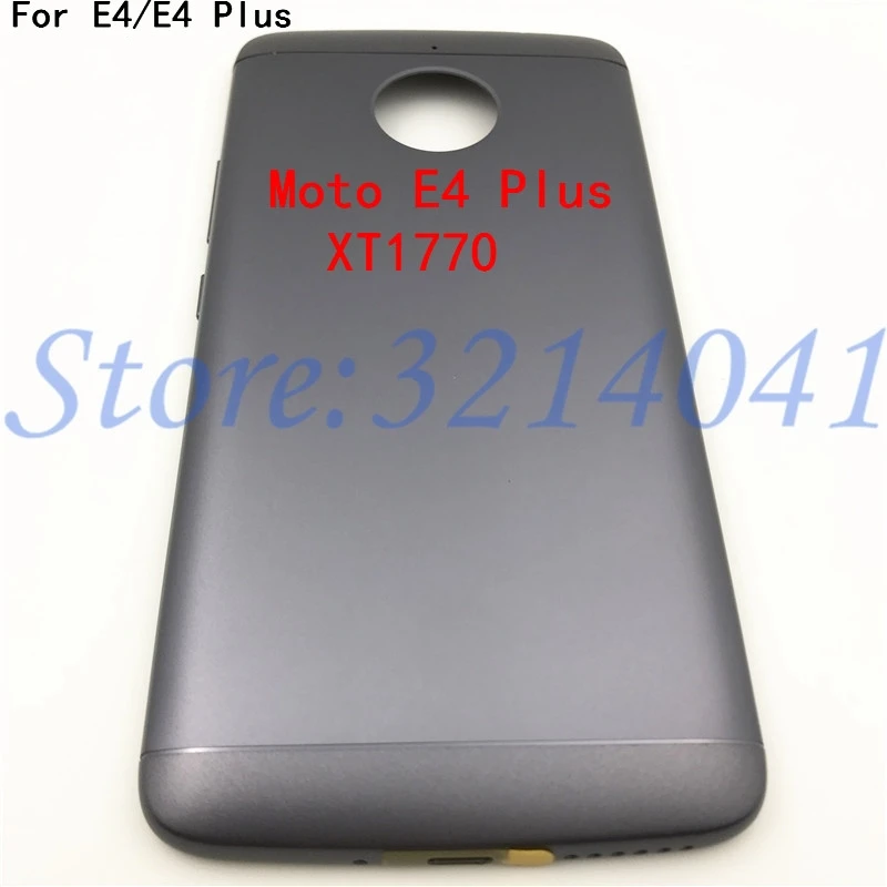 Чехол для Motorola Moto(4th Gen) E4 XT1762 XT1763 E4 Plus XT1770 X1771 задняя крышка для батареи задняя панель Корпус чехол