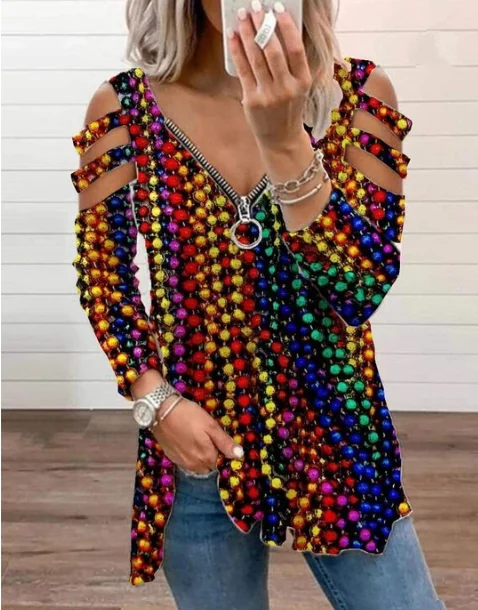 Женский топ без бретелек с V-образным вырезом пикантная блузка глубоким