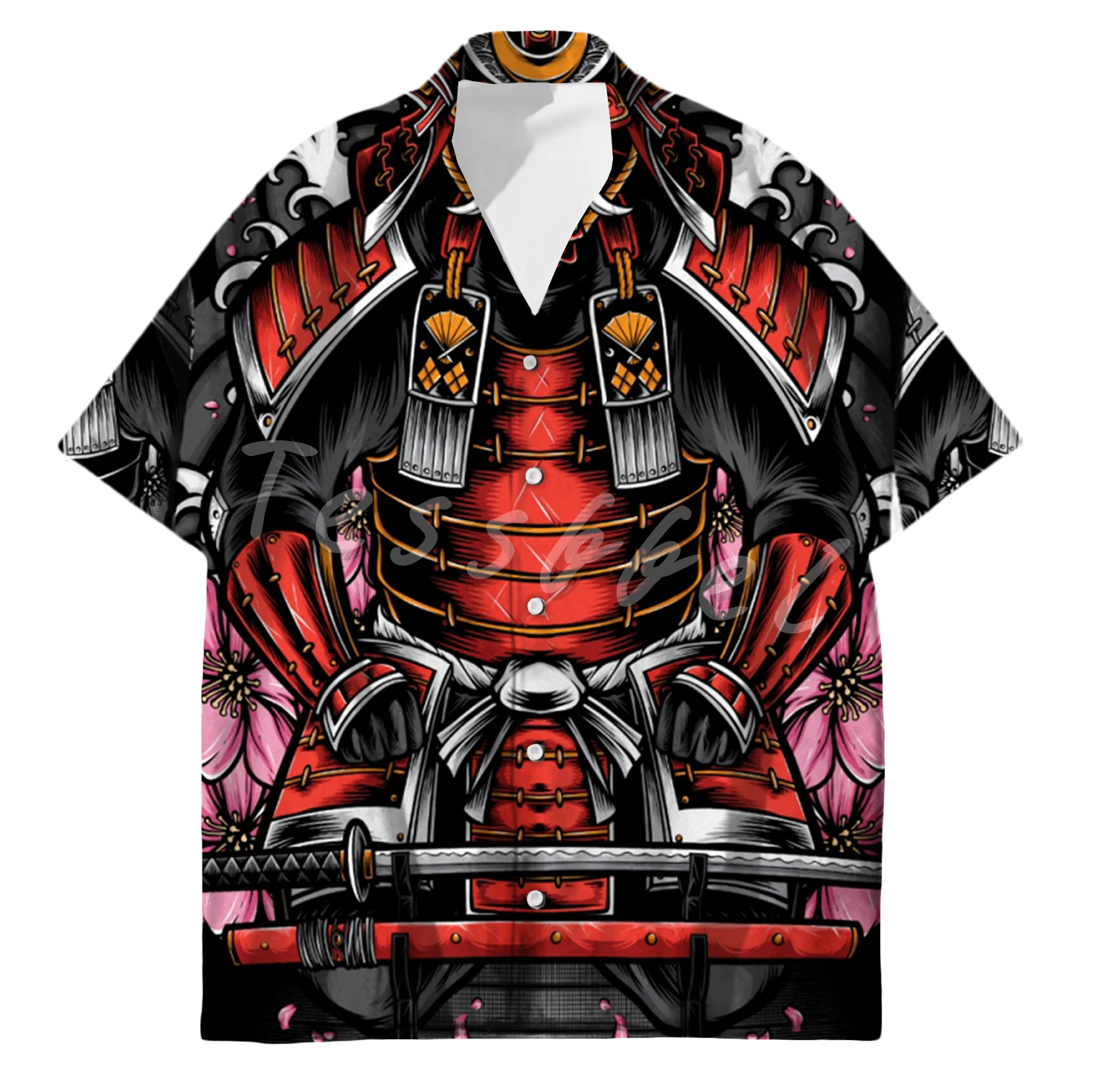 Мужские Гавайские рубашки tessфьютер с 3D рисунком модная летняя повседневная