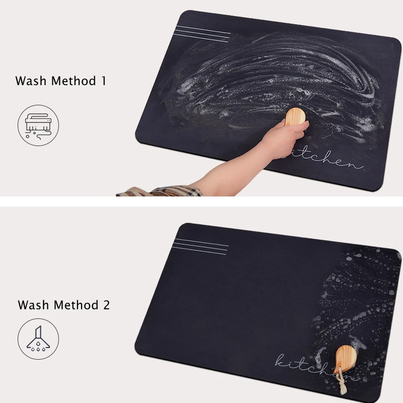 2021 long kitchen carpet comfortable washable suede fabric bathroom mat home bedroom non slip oil water absorbent floor mats free global shipping