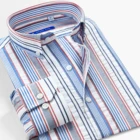Мужская Повседневная рубашка Smart Five, приталенная рубашка с длинными рукавами, деловая рубашка в английском стиле, весна 2021 г.