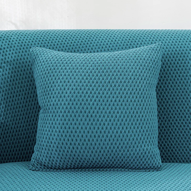 Клетчатый эластичный чехол для дивана Жаккардовая юбка дышащий домашнее кресло