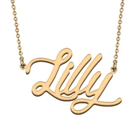 lilly custom name necklace customized pendant choker personalized jewelry gift for women girls friend christmas present