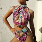 Чокер женский голографический из искусственной кожи, Комплект подвязок из двух предметов, укороченный топ с регулируемой цепочкой на талии, хит продаж, подвязки для музыкального фестиваля