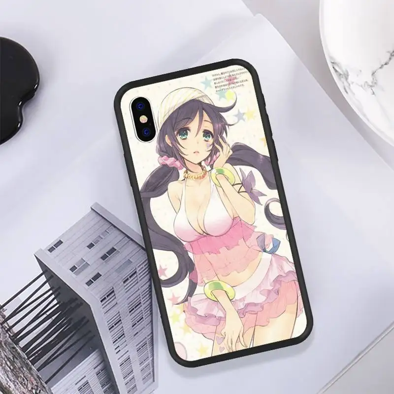 

YNDFCNB Japanese girl manga Phone Case for iPhone 11 pro XS MAX 8 7 6 6S Plus X 5 5S SE XR Soft TPU case