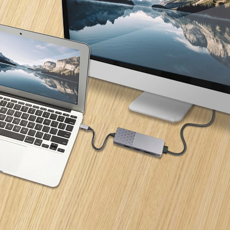 TYPE-C к USB3.1 USB3.0 HDMI 4K HD выходной концентратор PD3.0 зарядка SD 2 0 TF кардридер Type-C в