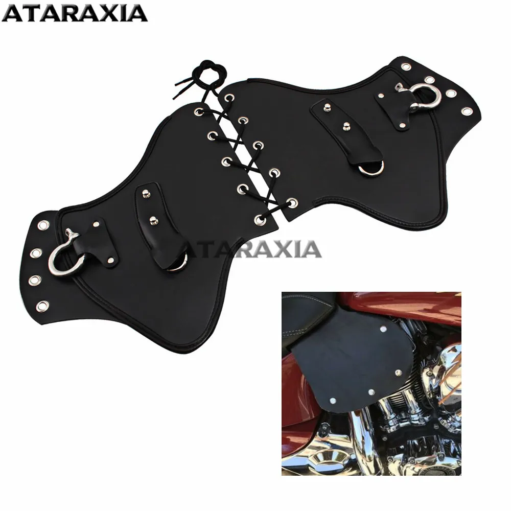 Универсальное кожаное седло тепловой щит дефлектор Экстра длинный мотоцикл для
