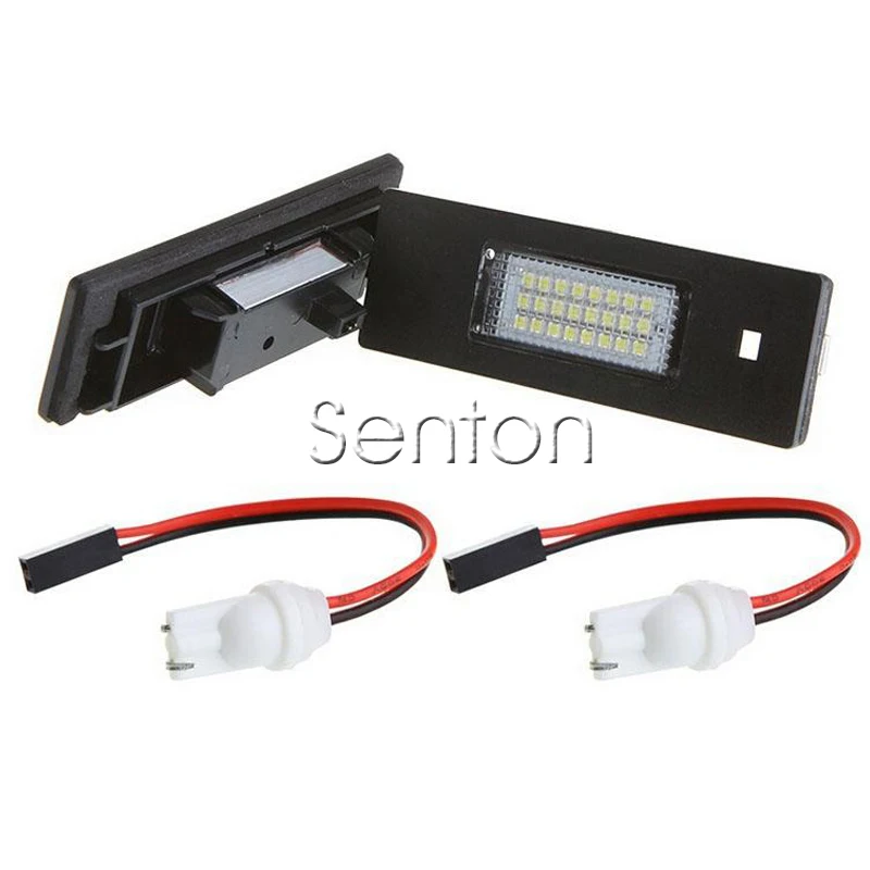 1 пара автомобиля номерной знак светильник дневные ходовые огни 12V Белый SMD
