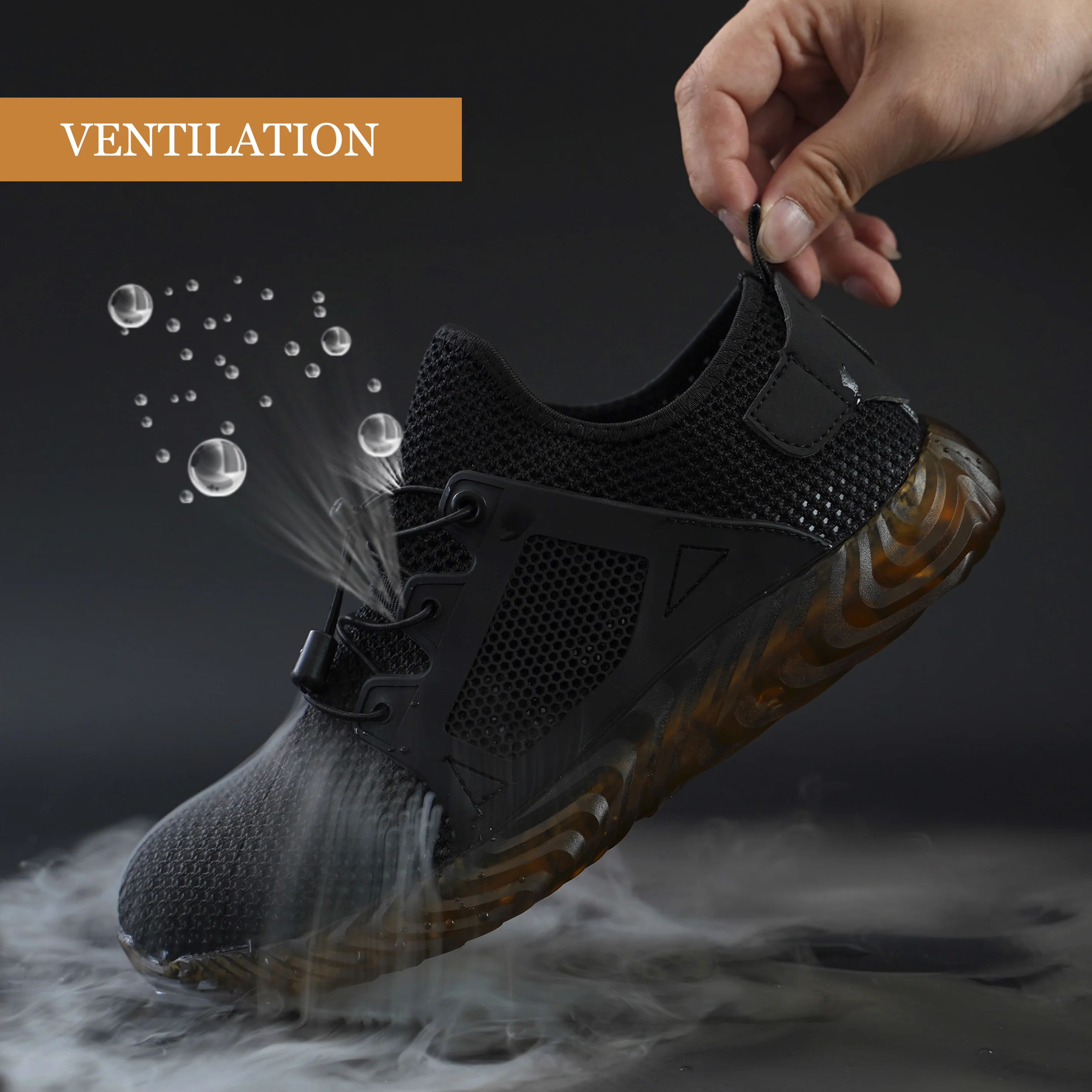

steel toe Indestructible Ryder Shoes Men And Women Steel Toe Air Safety Boots Puncture-Proof Work Sneakers Breathable Shoes