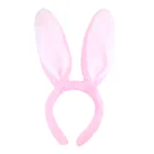 Ободок с кроличьими ушками на Пасху, женщин, детей милый удобный комплект с заячьими ушками; Повязка на голову, костюм с платьем, лента для волос аксессуары для волос Лидер продаж