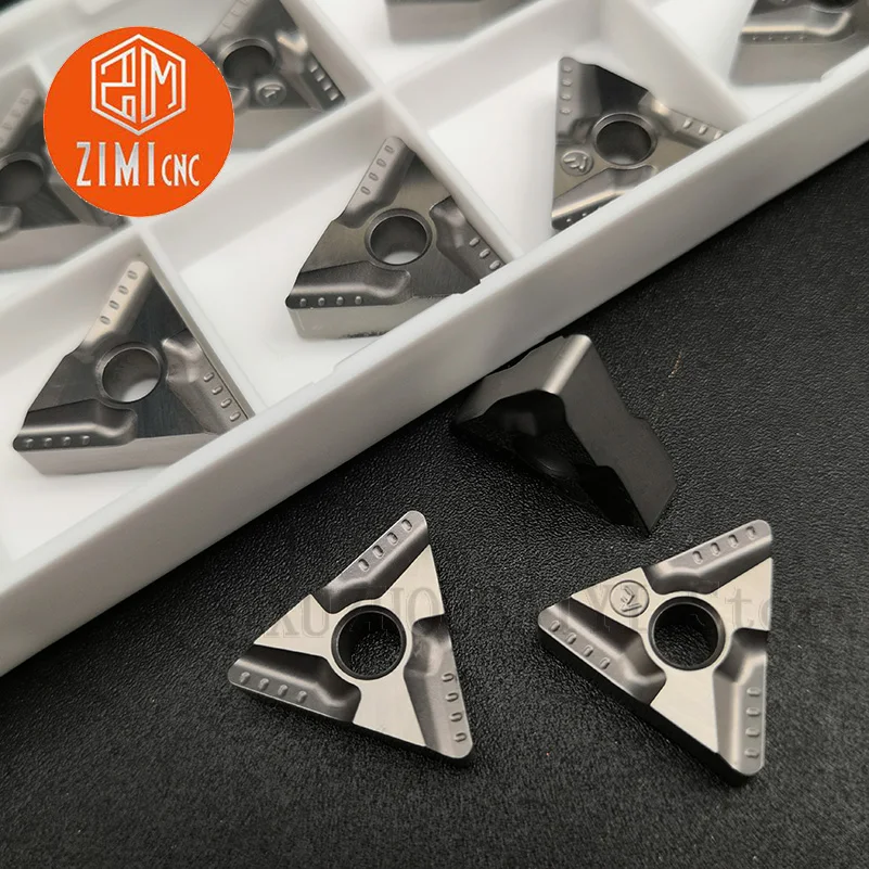 

TNMG160404R-VF/TNMG160408R-VF metal ceramic blade processing steel parts TNMG332 triangle slotted CNC blade outer circle blade