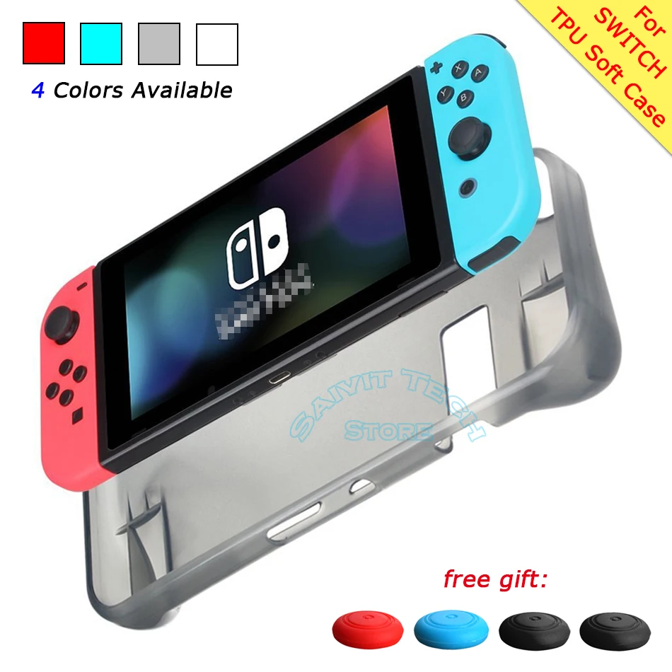 

For Nintend Switch Accessories TPU Soft Case Cover NS Protective Handle Grips Shell for Nintendo Switch Game Console