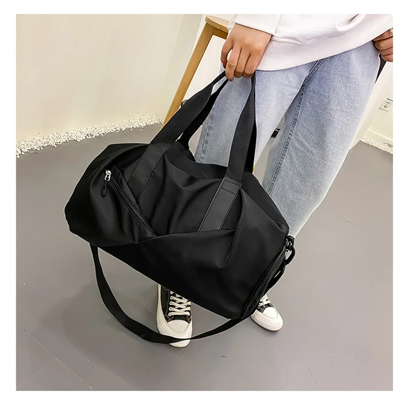 2022 Gym Bag With Shoe Compartment Hand Shoulder Luggage Portable Women's Handbags For Fitness Training Yoga Bolsa Sac De Sports