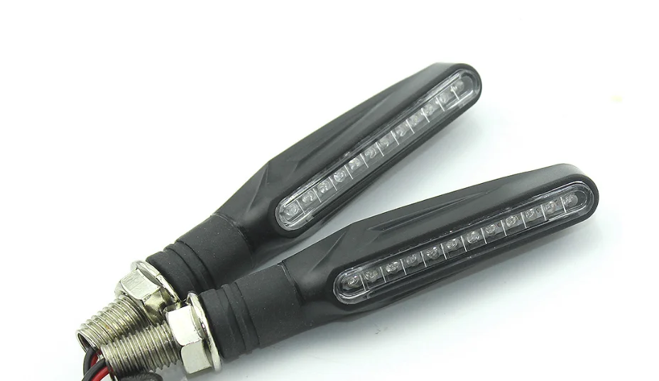 Универсальный светодиодный гибкий мигающий индикатор для мотоцикла Buell 1125CR 1125R M2