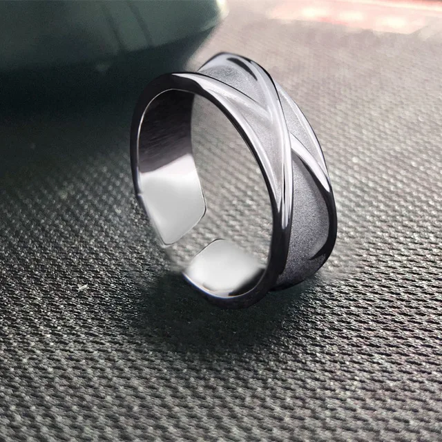 

2021 New Color Punk Openning Rings for Women Cross Rings for Men Wedding Party Fashion Jewelry Accessories Whole Sale