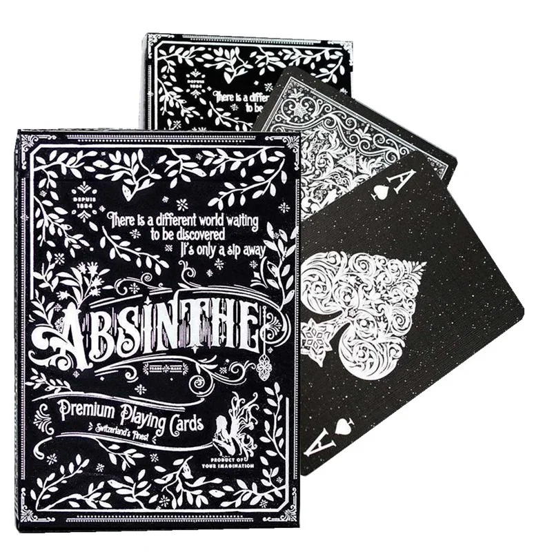 

Ellusionist Absinthe V2 Playing Cards Bicycle Deck USPCC Collectible Poker Magic Card Games Magic Tricks Props for Magician