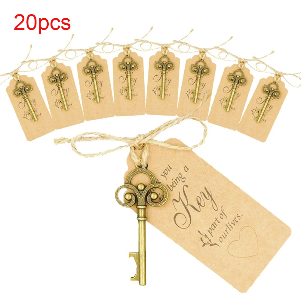 20 шт сувенирная открывалка для бутылок подарок DIY винтажные вечерние сувениры с