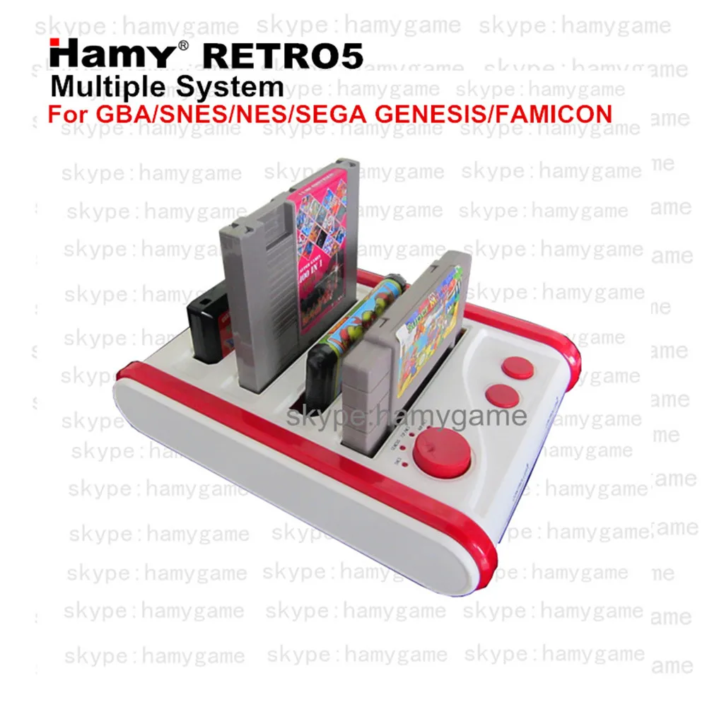 Высококачественная Мультисистема HAMY для GBA/SNES/NES/GENESIS/FAMICO TV/игровая консоль