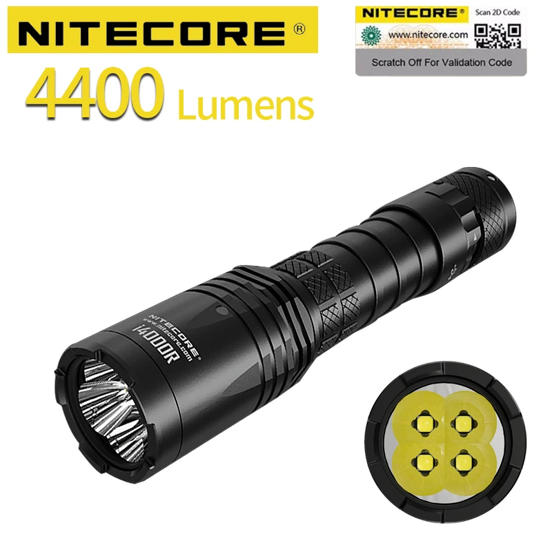 NITECORE I4000R мощный светодиодный фонарик CREE XP L2 4400 лм перезаряжаемый тактический