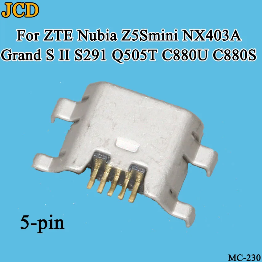 JCD 10 шт для zte лезвие L2 S6 5 0 U807 N983 N807 U956 N5 N909 N798 N980 N986 зарядка через usb Порты и разъёмы