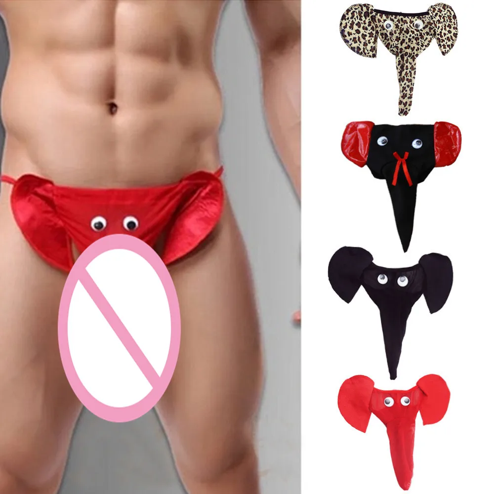 Горячее сексуальное мужское нижнее белье слон Бык сумка для мужчин s эластичные T