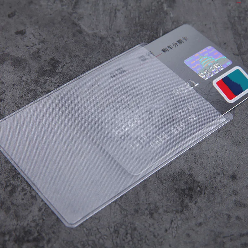 10 шт./Лот прозрачная непромокаемая сумка из ПВХ с отделением для кредитных карт |