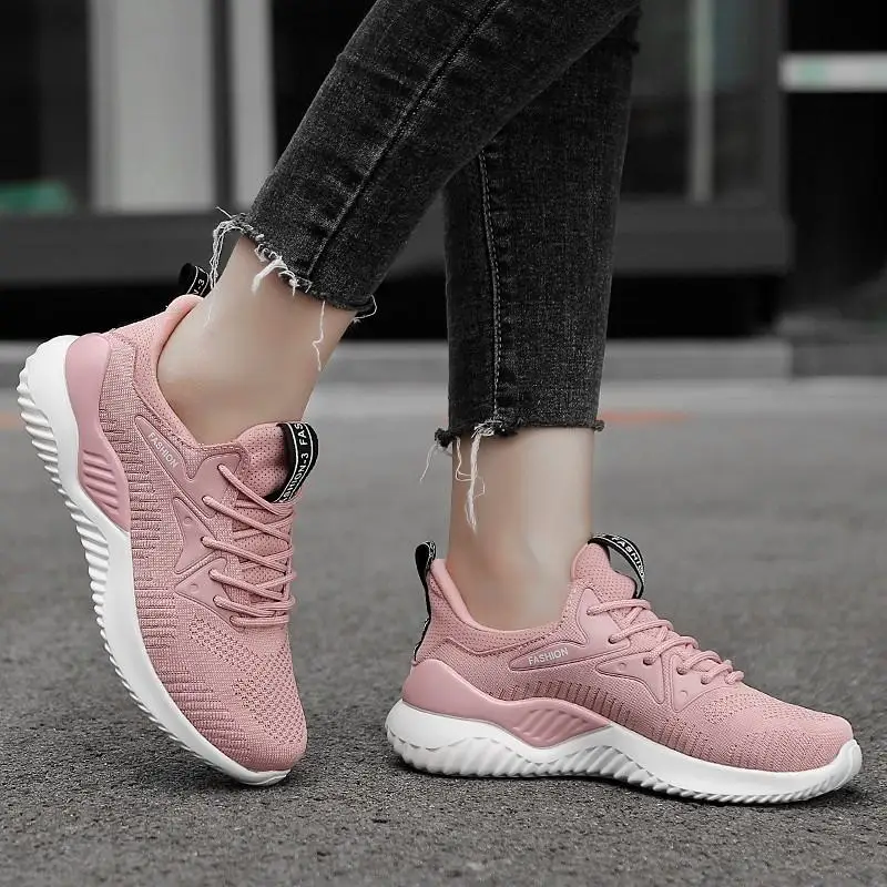 

Breathable Running Shoes For Women Sneakers 2019 New Women Sports Shoes Adult Socks Sneakers Lace-up Shoes Zapatos De Mujer