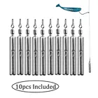 Грузило для ловли окуня, 10 шт.лот, 3.5g, 5g, 7 г, 10 г, 14 г, 20 г