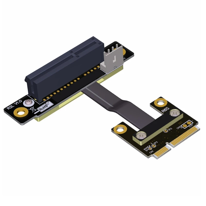 Мини PCI e mPCIe WAN WiFi к PCIe x4 E 4x Райзер адаптера карты Gen3.0 Mini ленточный кабель pci для Wi Fi