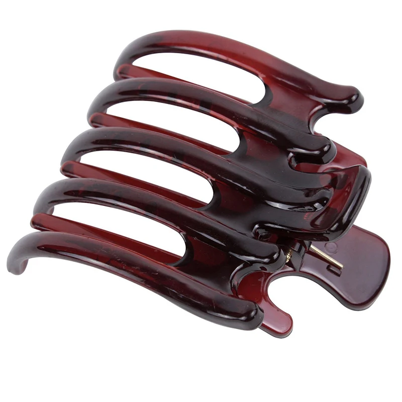 

Women Lady Girls Non Slip Grip Large Claw Hair Clip Clamp,Coffee