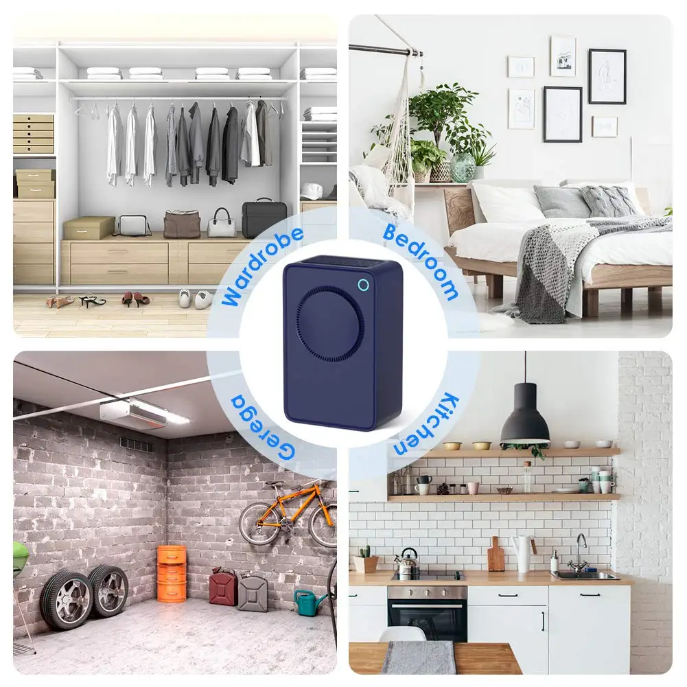 

Electric Air Dehumidifier Portable LED Discplay Air Purifier Machine Automatic Power-off Defrost For Home