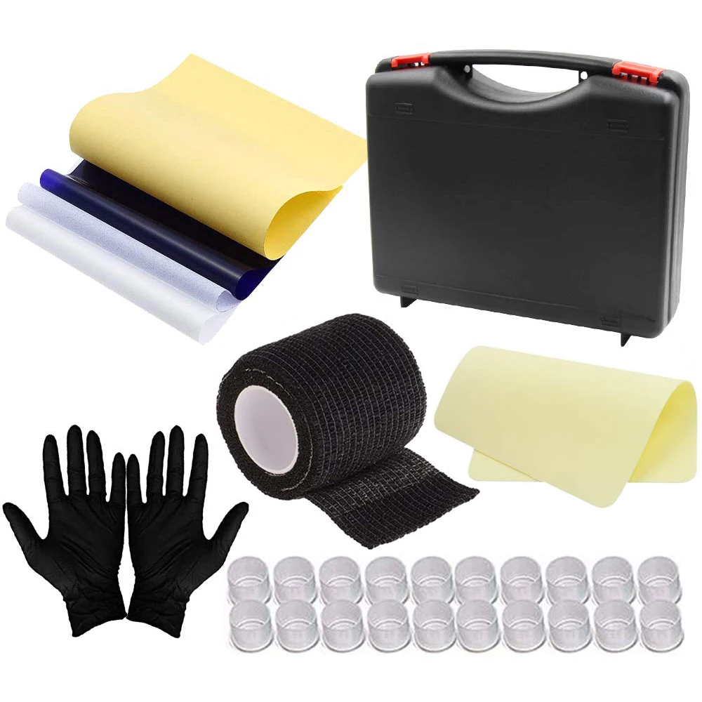 

Professional Tattoo Machine pen Kit Tattoo Power Supply Rotary Pen With Cartridges Needles For Permanent Makeup Tattoo Supplies