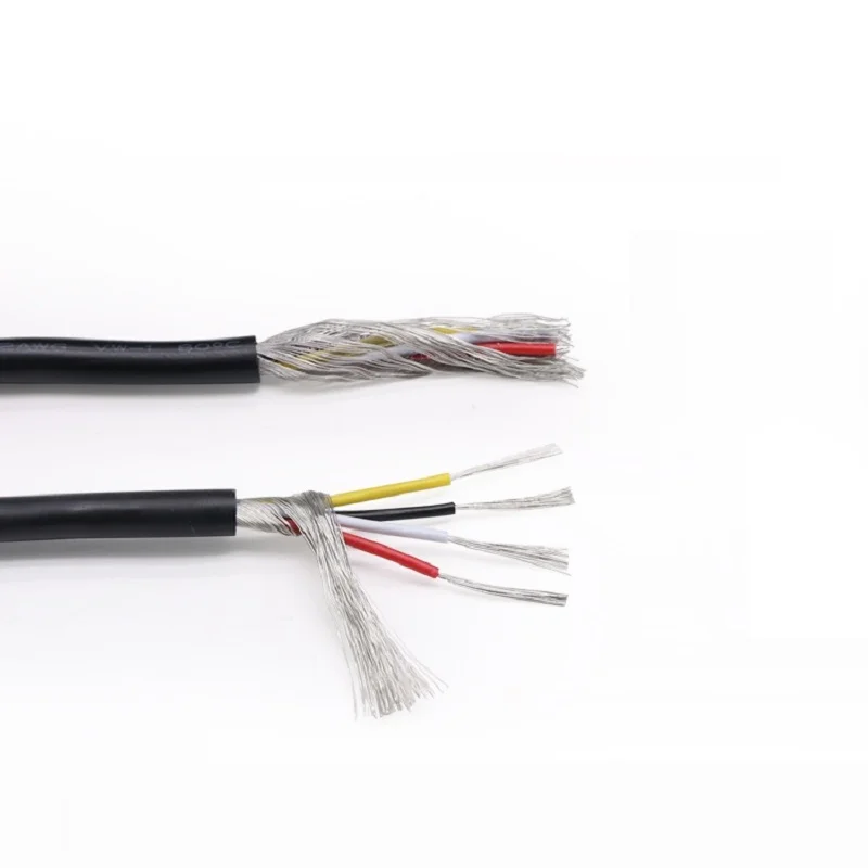 26AWG UL2547 ПВХ изолированный 2 ядра экранированный сигнальный провод для наушников