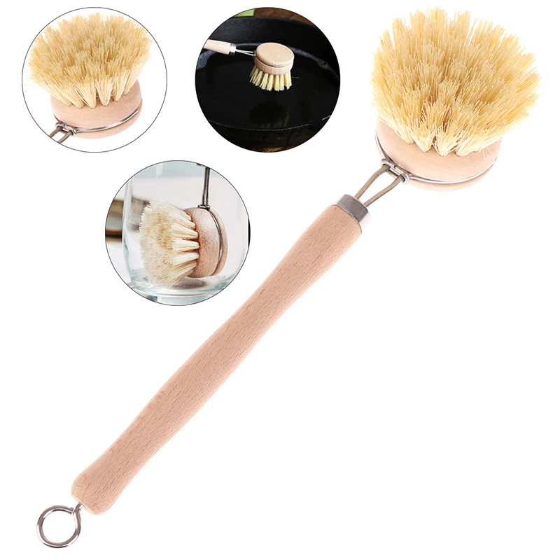 

Натуральная искусственная щетка для кастрюль, посуда, чаша, щетка для мытья, кухонный горшок, инструмент для чистки, чаша, щетка для чистки