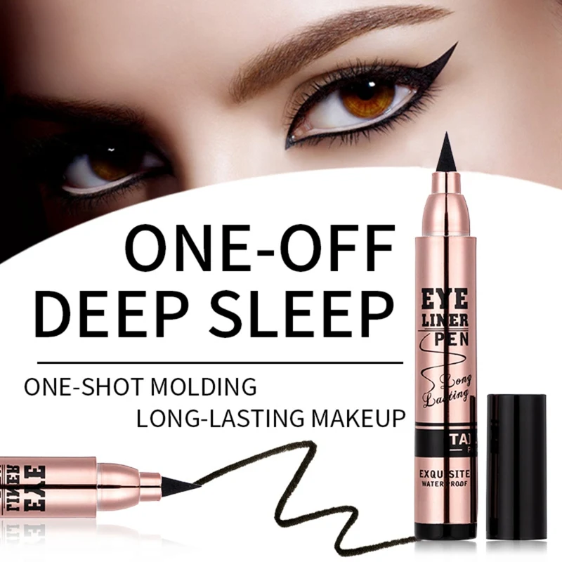Водостойкая жидкая подводка для глаз быстросохнущая Стойкая косметический