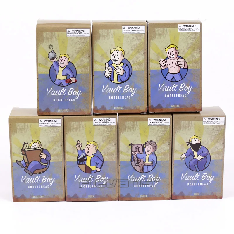 Fallout Vault Boy Кукла с бобальной головой ПВХ экшн фигурка Коллекционная модель