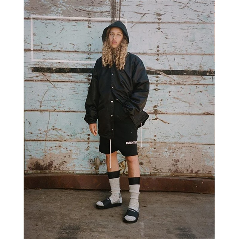 

Essentials shorts fog 100% 1:1 Sweatshorts Kanye West Jerry Lorenzo Oversized Shortpants hiphop cotton hoodie shorts