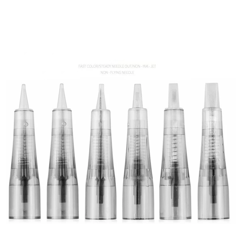 

Disposable Tattoo Needle Cartridges 5Pcs/Set 1/3/5P/7U/11U/Double Line 15 Needle for Eyebrow Lip Makeup MTS Beauty