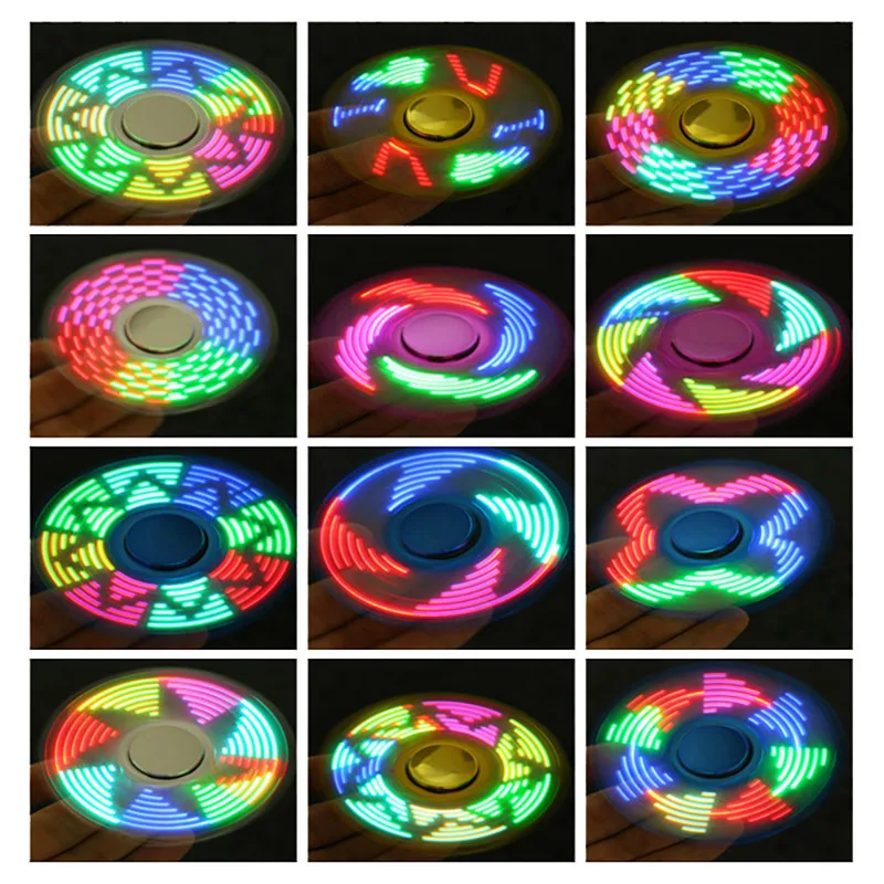 Спиннер зажигалка волшебная ручка ручной Летающий led металлическое светящееся