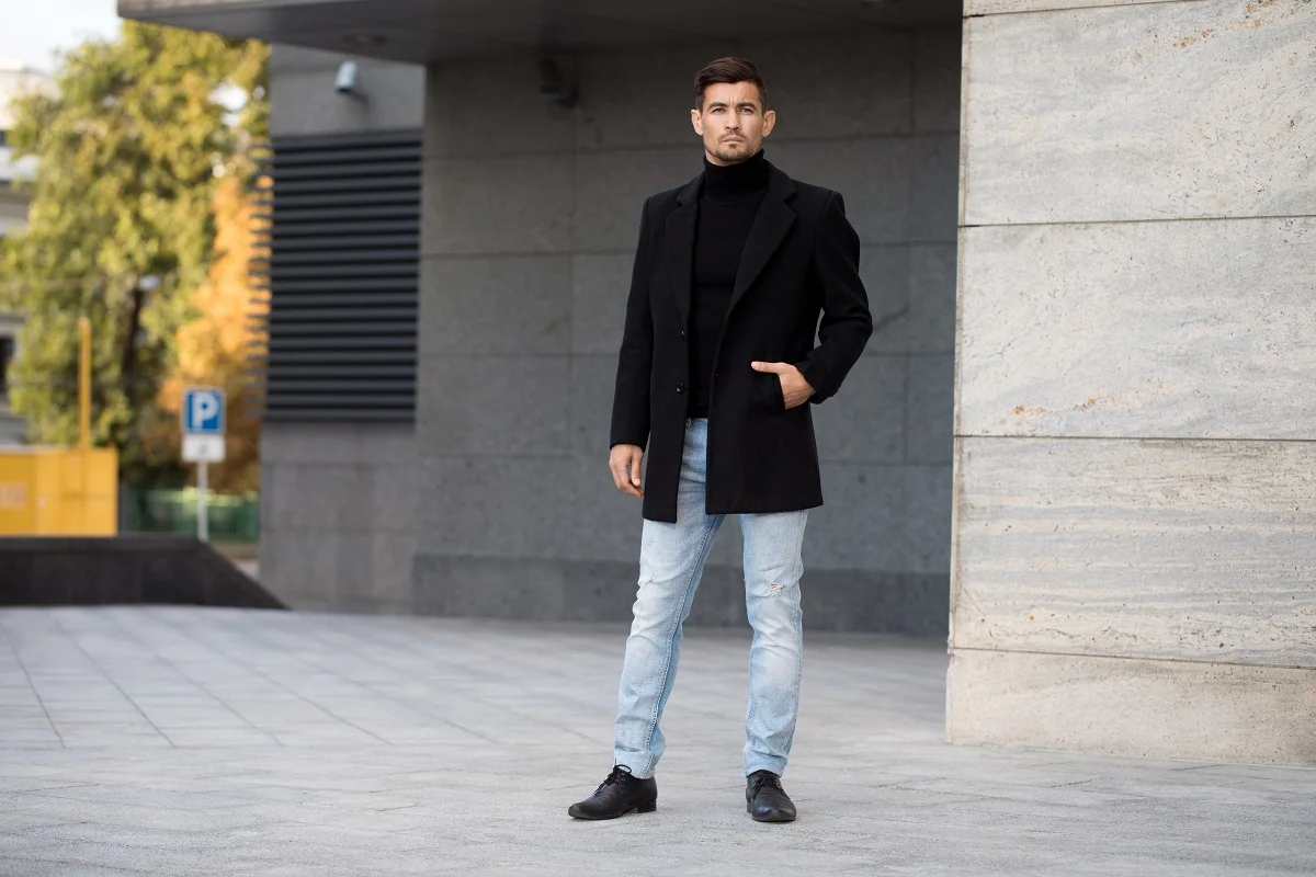 TIAN QIONG Brand Men Wool Coats Autumn Winter New Solid Color High Quality 's Luxurious Blends Coat Male | Мужская одежда