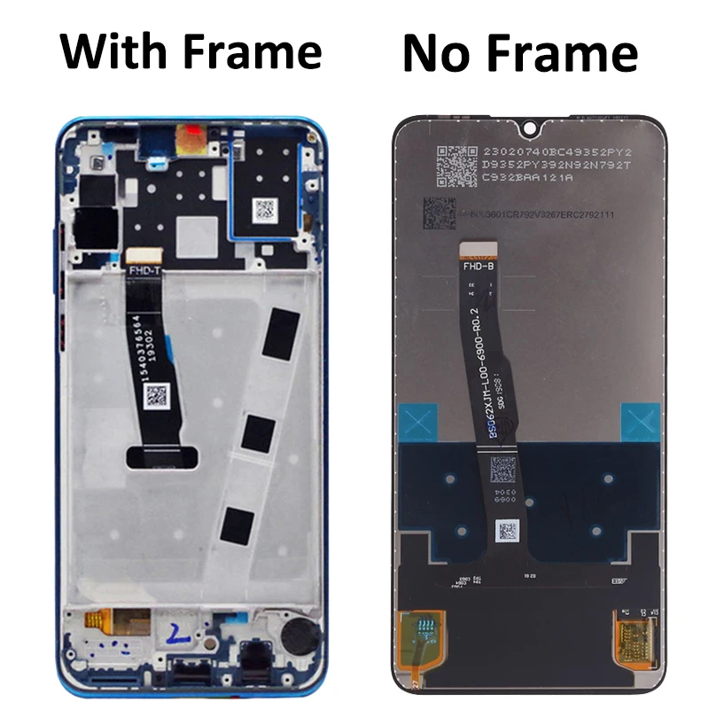 Оригинальный сенсорный ЖК-дисплей для Huawei P30 Lite Nova 4e 6 15 дюйма с рамкой сменный